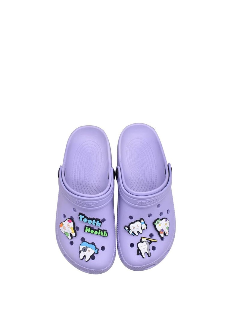 KASTWAVE Shoe Decoration Charms,  26 PCS PVC Shoe Charms for Shoes Silicone Wristbands, PVC Shoe Charms for Croc, Different Shapes, Hole Hole Shoes Buckle, Party Gift for Kids and Teens Girls - Image 3