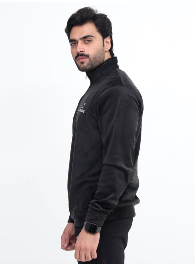 Executive LLC Velvet zip shirt in corduroy style fabric. Much comfortable for casual use like sweatshirt - Image 3