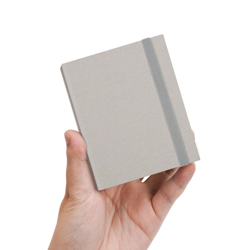 Vienrose Polaroid Photo Album Binding Cloth Photo Book for Instax Fuji 2 x3 Inch Photo Fits Fujifilm Mini 12 11 9 Snap PIC-300 52 Pockets 1 Pack, Grey - Image 1