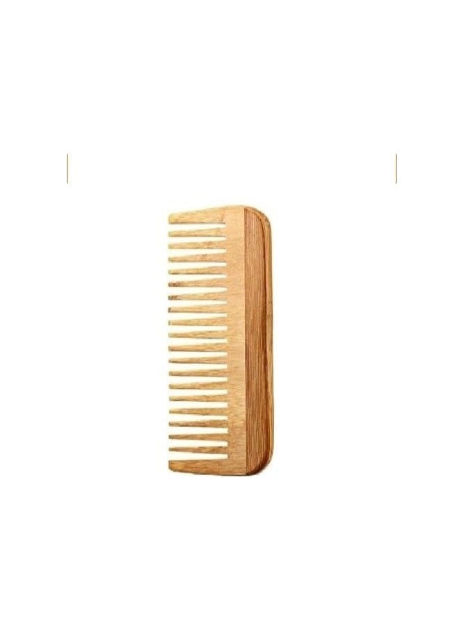 Generic Peach Tree Wood Hair Comb  - Image 1