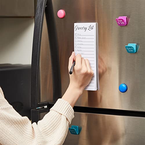 Paper Junkie Grocery & Shopping List Magnetic Notepad for Fridge - 6-Pack Slim Notepads, 3.5 x 9 In, 60 Sheets per Pad, White Magnetic Backing - Checkboxes for To-Do & Grocery Items - Image 3