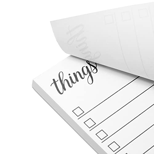 Paper Junkie Grocery & Shopping List Magnetic Notepad for Fridge - 6-Pack Slim Notepads, 3.5 x 9 In, 60 Sheets per Pad, White Magnetic Backing - Checkboxes for To-Do & Grocery Items - Image 5