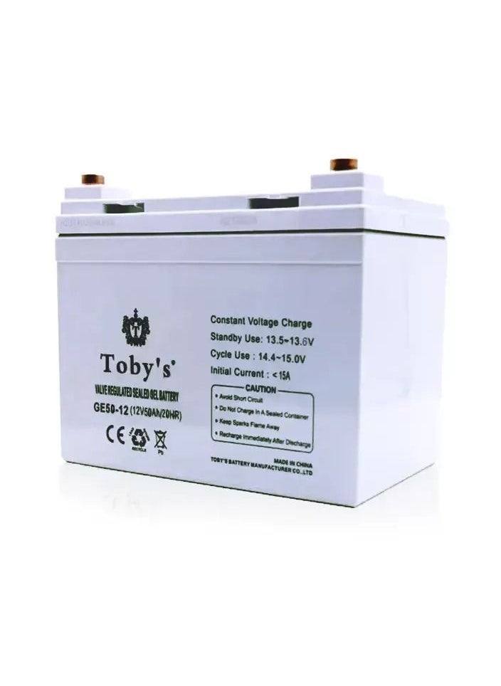 Toby's 8 Pieces Accessories With Best Camping Battery High power Longer Lasting 50A Rechargeable Battery With 220V Power Inverter 24000mAh Capacity  - Image 1
