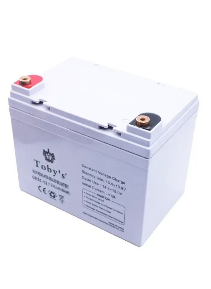 Toby's 8 Pieces Accessories With Best Camping Battery High power Longer Lasting 50A Rechargeable Battery With 220V Power Inverter 24000mAh Capacity  - Image 3