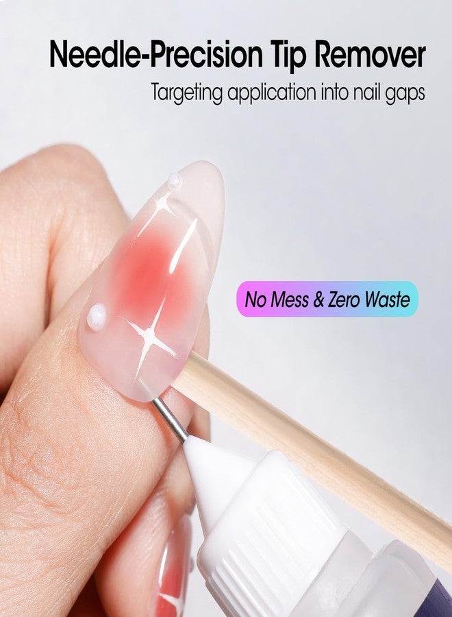 Gellen Press On Nail Remover: Pinpoint Glue Remover 2.03 Fl.oz, Non Acetone Gentle Press on Removal for Quick Dry Strong & Solid Glue, Gel Glue Off for Fake Nail Tip - Image 4