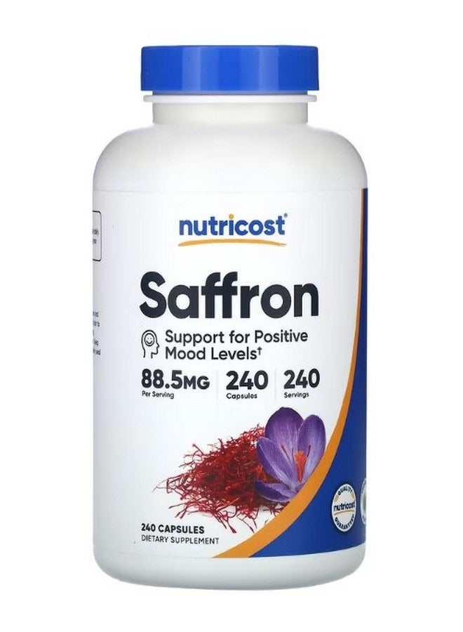 Saffron 88.5 mg  240 Capsules - Image 1