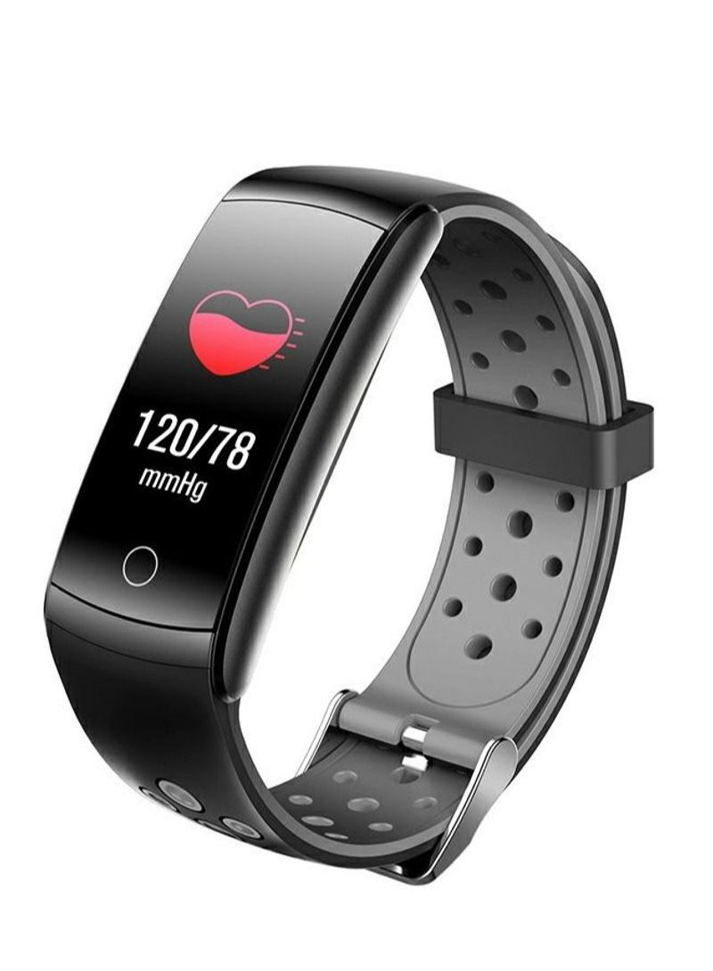 NIBEMINENT Smart Bracelet Heart Rate Blood Pressure Monitor Grey - Image 1