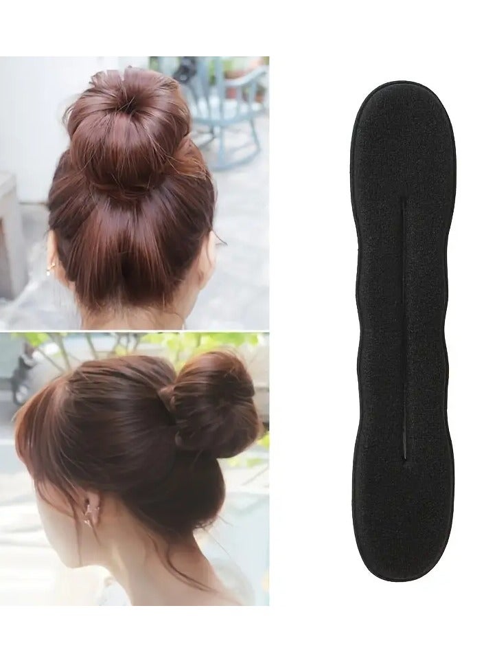 Goolsky 2PCS Fashion Bun Maker Sponge Plastic Loop Curly Hair Maker Tool Women daily uses Hair Styling Accessories - Image 5