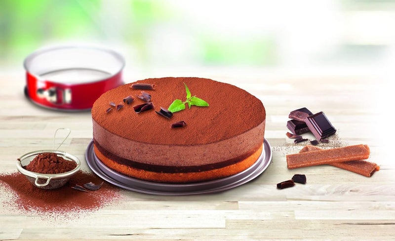T-fal Tefal Delibake Springform Cake Tin, 25 cm, Red Carbon Steel Bakeware, Easy to Clean, 2 Years Warranty, J1641314 - Image 5