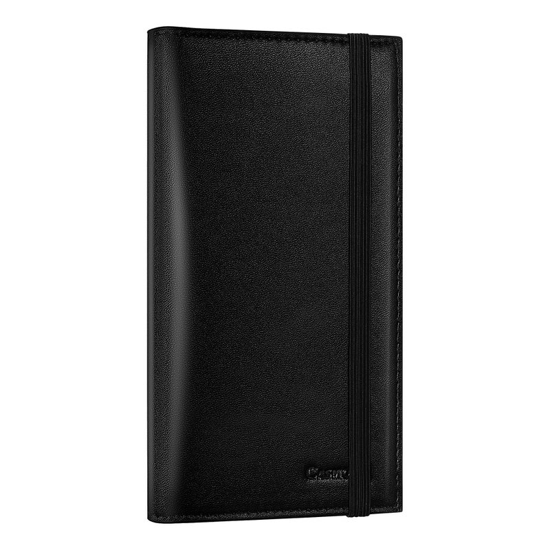 CASMONAL Checkbook Covers for Personal Checkbook Holder RFID Blocking Premium Leather Checkbook Cover for Duplicate Checks - Image 1