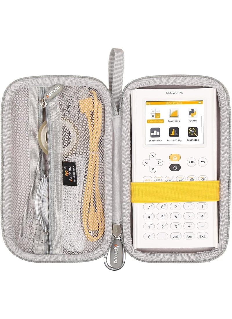 Aproca Aproca Grey Hard Storage Portable Case for NumWorks Graphing Calculator  - Image 1