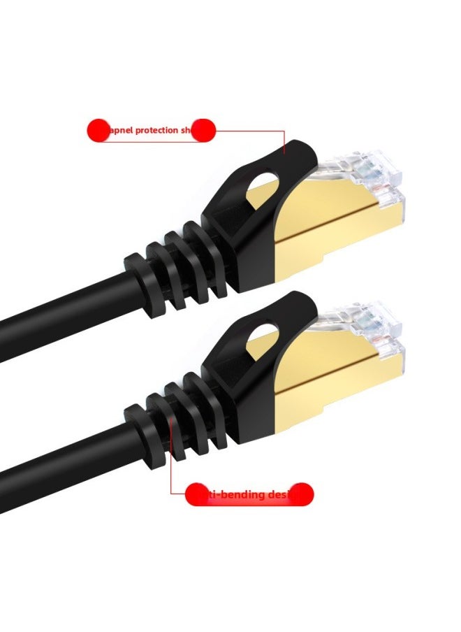 [Source Factory] Class 7 10 Gigabit High-speed Transmission Network Cable Household Broadband Router Cable-Color:Seven Gold-plated Round Wire Network Cable-Line Length:5 M  - Image 5