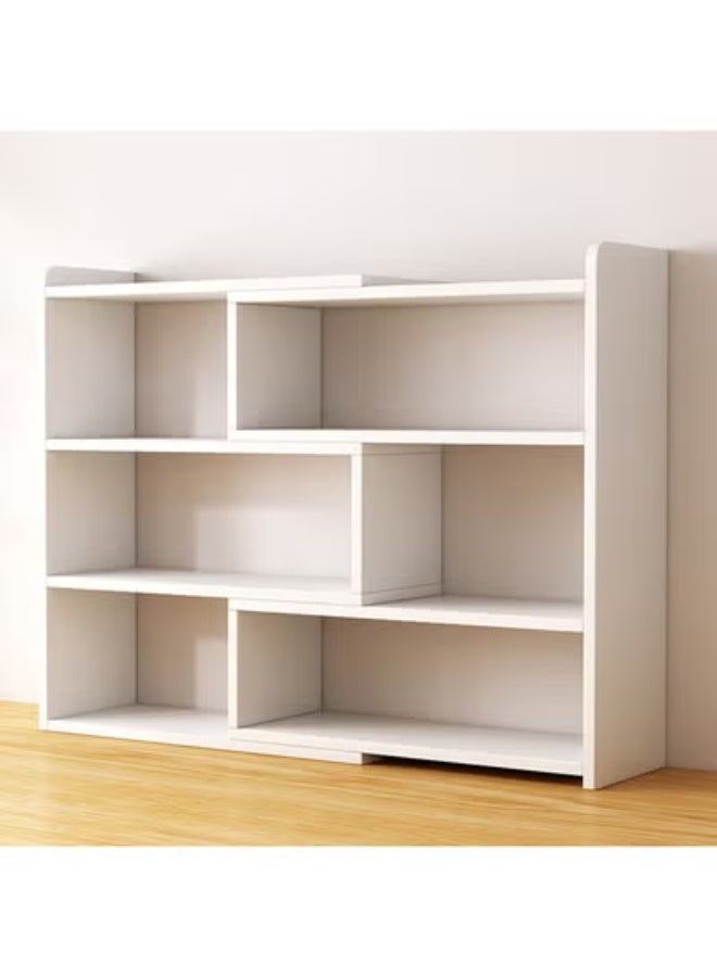 زي سي إم - هابي Adjustable Desktop Bookshelf with 90 Degree Rotation Multi Color Desk Storage Organizer for Home Office and Dormitory - Image 1