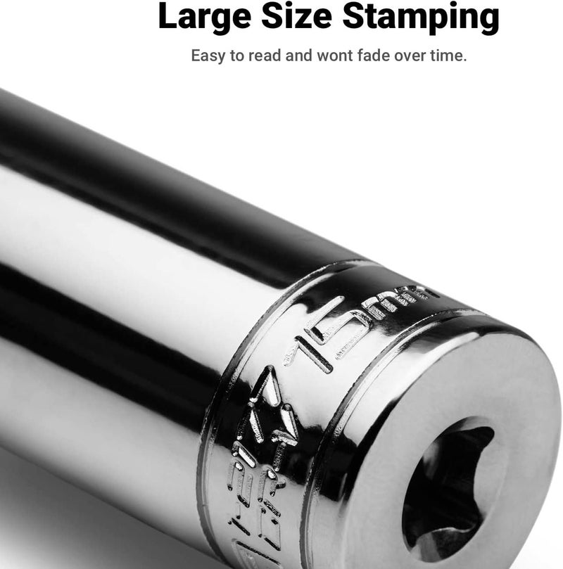 Capri Tools 9/32 in. Deep Socket, 1/4 in. Drive, 12-point, SAE - Image 4