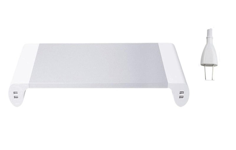 Aluminum Desktop Monitor Laptop Stand With AU Space Bar Anti Slip Riser - Image 2