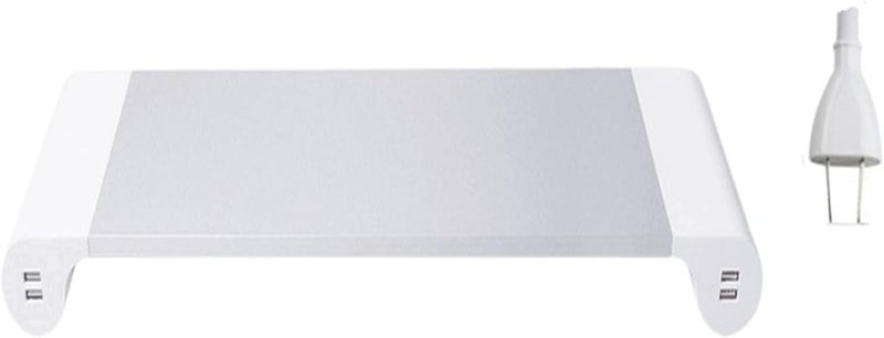 Aluminum Desktop Monitor Laptop Stand With AU Space Bar Anti Slip Riser - Image 1
