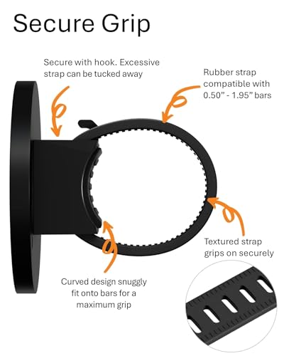 liuliuby Magnetic Phone Holder for Stroller, Shopping Cart & Golf Push Cart | Handlebar Phone Mount for MagSafe | Strap with Strong Magnet for Mag Safe | Stroller Accessories for Uppababy, Nuna, Bugaboo... - Image 5