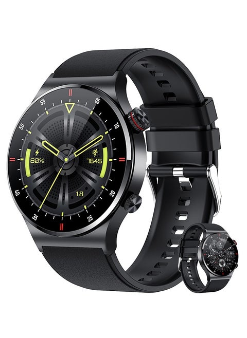 Smart Watch for Men, 1.28" HD Touch Screen Fitness Tracker, Make/Answer Calls, Heart Rate Monitor, IP67 Waterproof, Sleep & Activity Tracking Smartwatch for Android IOS,Black
