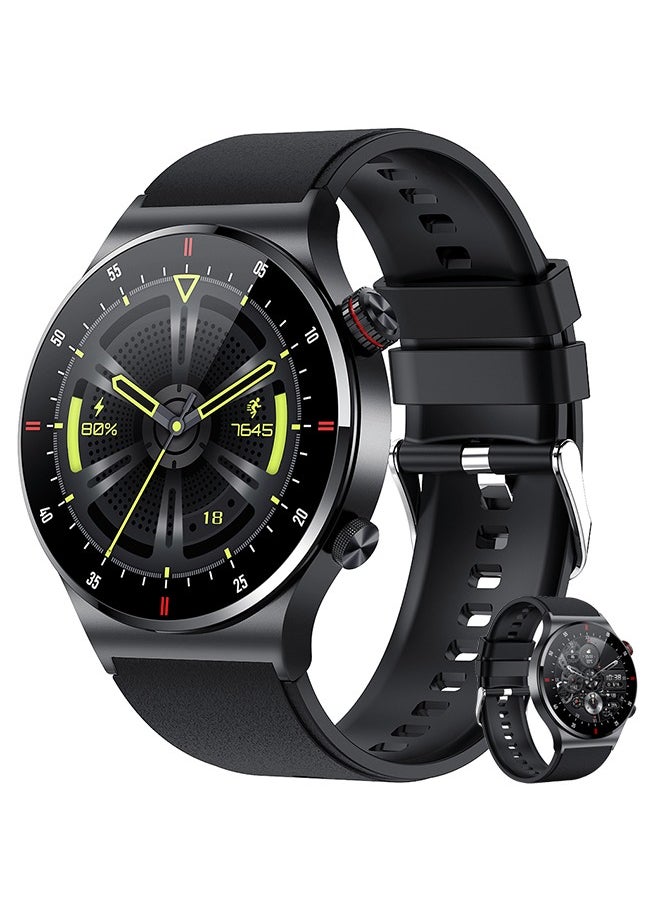 Smart Watch for Men, 1.28" HD Touch Screen Fitness Tracker, Make/Answer Calls, Heart Rate Monitor, IP67 Waterproof, Sleep & Activity Tracking Smartwatch for Android IOS,Black