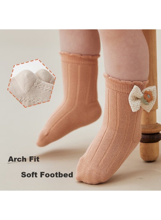 Barbie Baby Cotton Socks Seamless Short Socks 1-3 Years Newborn Mid-calf Socks Girls Long Socks Spring Autumn Winter - Image 3
