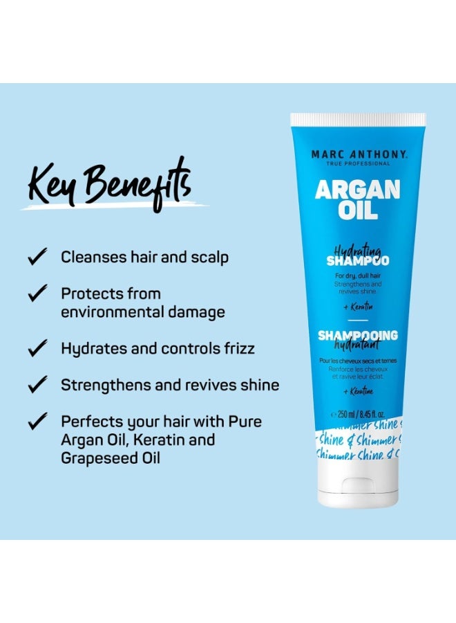 مارك أنتوني شامبو مارك أنتوني المغذي بزيت الأرغان المغربي، 250 مل - يرطب ويعيد اللمعان للشعر - Image 3