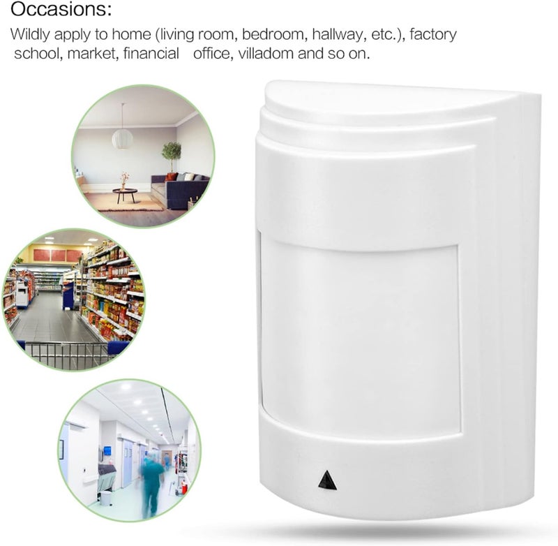 Infrared Alarm 10×7×6 Wired Passive Infrared Motion Sensor Double PIR Detector Warning Alarm Security System 12v PIR Wired Motion Sensor - Image 4