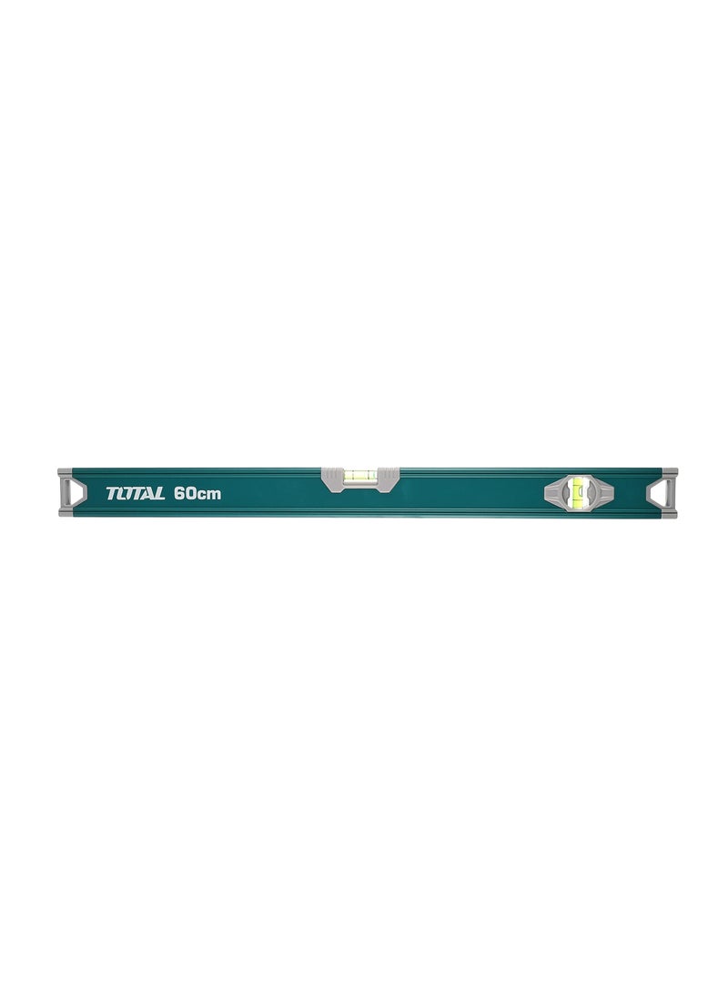 TOTAL Spirit Level Water Level Tool Water Scale Carpentry Water Level Tube Aluminum Body 60cm - TOTAL TMT26036  - Image 2