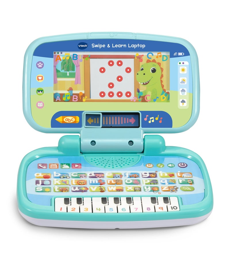VTech Swipe & Learn Laptop Toy with Sliding Screens, Music & Learning Apps for Toddlers - Image 3