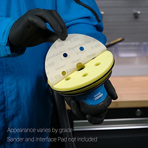 Eagle Abrasives Super Assilex Flexible 6 inch Sanding Discs, Peach K-1500, 7 Holes, Hook & Loop, 193-2545, 25 Discs - Image 3