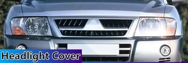 DEMULAX Clear Headlight Lens Cover for Mitsubishi Pajero - Image 4