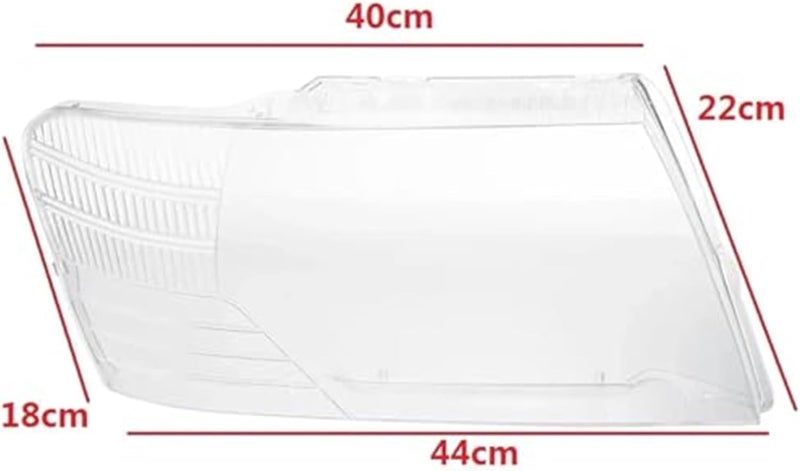 DEMULAX Clear Headlight Lens Cover for Mitsubishi Pajero - Image 2