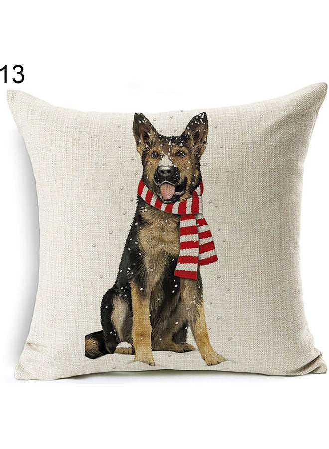 نيبمينينت غطاء وسادة مطبوع بصورة كلب في زي متعدد الألوان 45x45سم