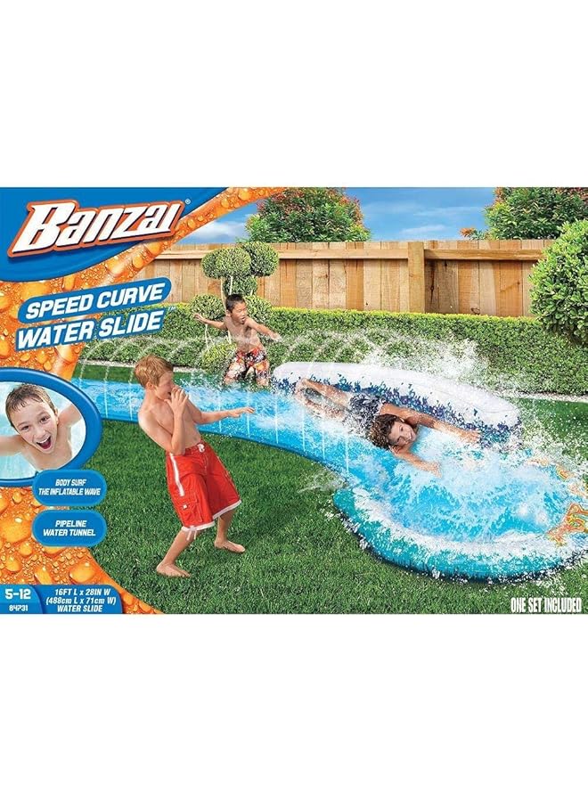 بانزاي 84731 منزلق مائي سريع المنحنى متعدد الألوان - Image 1