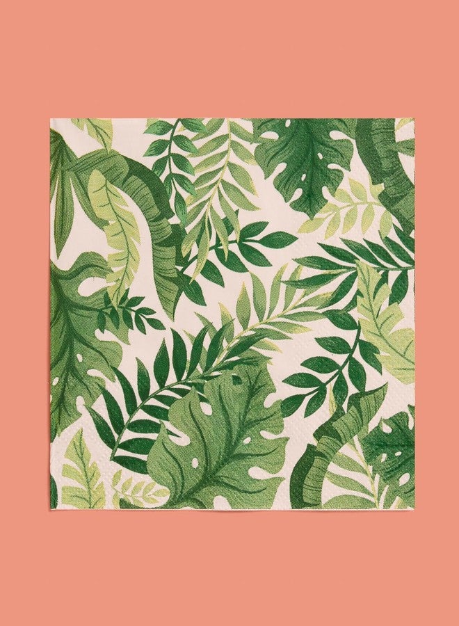 xo, Fetti Animal Print Safari Napkins - 3-ply, 24 pcs | Jungle Cocktail Napkins, Zoo Dinner Party Setting, Kids Wild Birthday Decoration, Rainforest Tablescape - Image 5