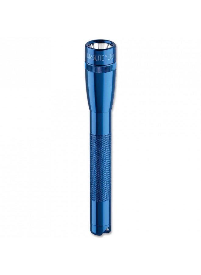 MAGLITE MagLite SP2P11H LED 2 Cell AA PRO Flashlight with Batteries and Holster Sleeve, Blue  - Image 3