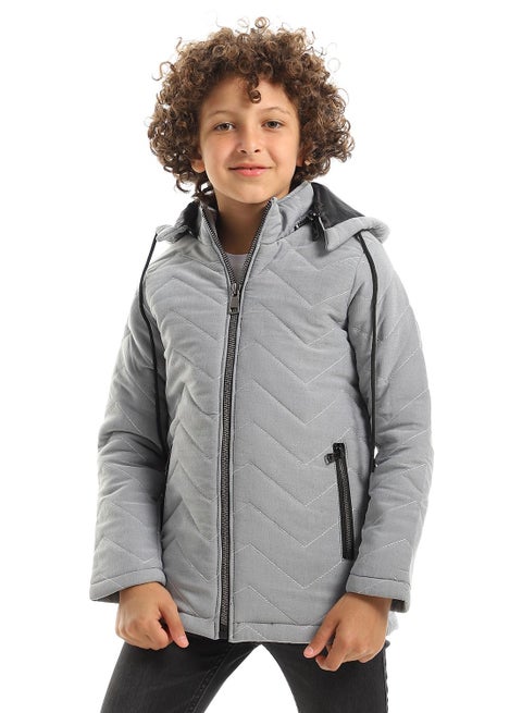 جاكيت أولادي كابوتينيه ببطانة داخلية