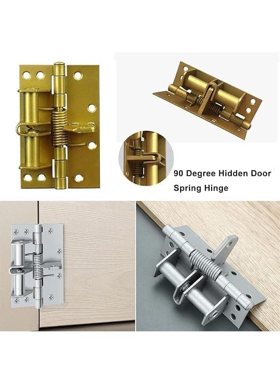 JAMBUVANTI JAMBUVANTI Automatically Door Hinge Lock Automatic SelfClosing Door Hinges Heavy Duty Spring Door Closer Door Closer for Gate Kitchen Cabinets Closet Wooden Fences Multicolor 1  - Image 5