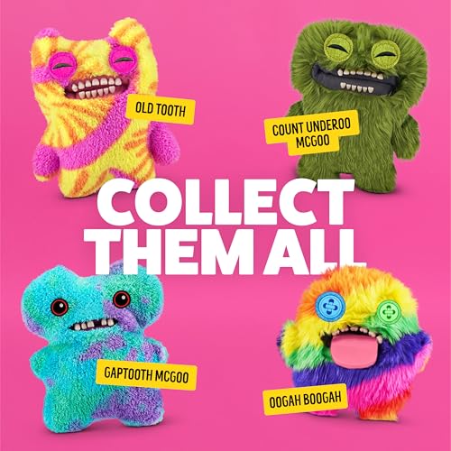 Bonkers Fuggler Oogah Boogah Squeaky & Plush Dog Toy for Playtime, Multi-Color, 8 inches - Image 4