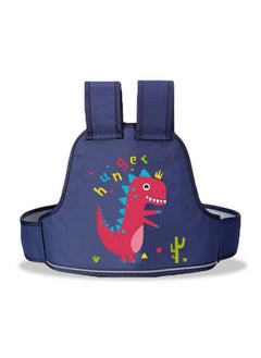Chinmay Kids Safety Belt For Two Wheeler With Reflective Strips,Portable Seat Belt Children Motorcycle Harness For Bikes, Adjustable Safety Harness For Boys Girls (2-12Years),Blue  - Image 1