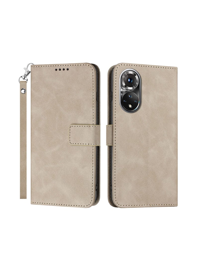 Suteni Flip Cover Card Slots Leather Phone Case for Huawei - Image 1