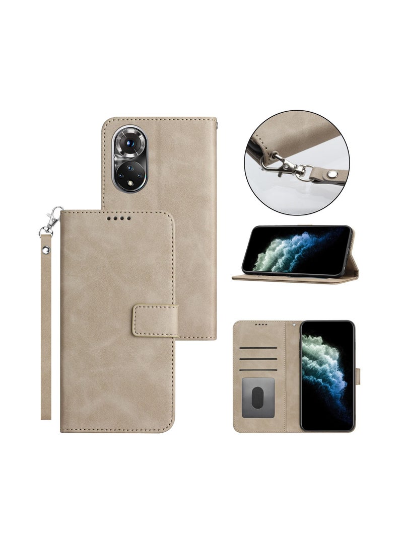 Suteni Flip Cover Card Slots Leather Phone Case for Huawei - Image 2