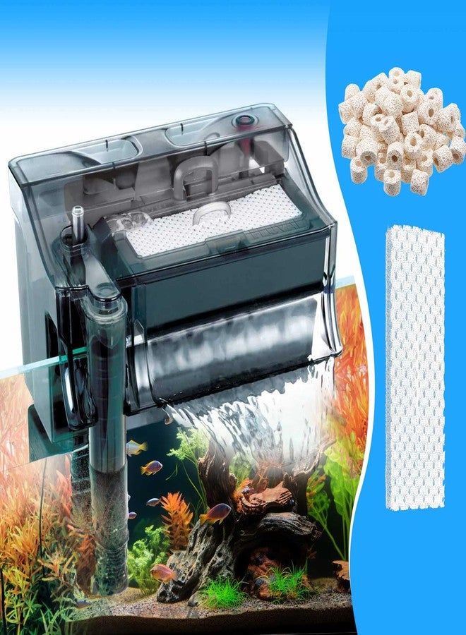 Threlaco 26 Pcs Aquarium Filter Media Kit Compatible with Fluval C3 (50 Gal) Power Filter, 6 White Foam Sponge Pad, 6 Poly Foam Pads, 6 Bio-Screen, 6 Activated Carbon, 2 Pack 3.5 Oz/100g Ceramic Ring - Image 5
