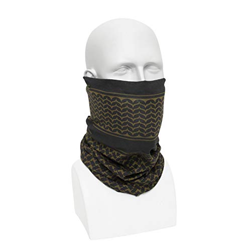 Rothco Multi-Use Tactical Wrap with Shemagh Print, Coyote Brown - Image 2