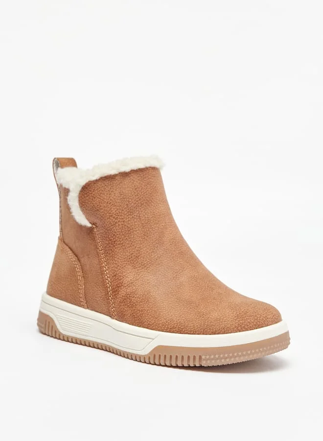 جونيورز بوت أطفال بسحاب وشريط سحب