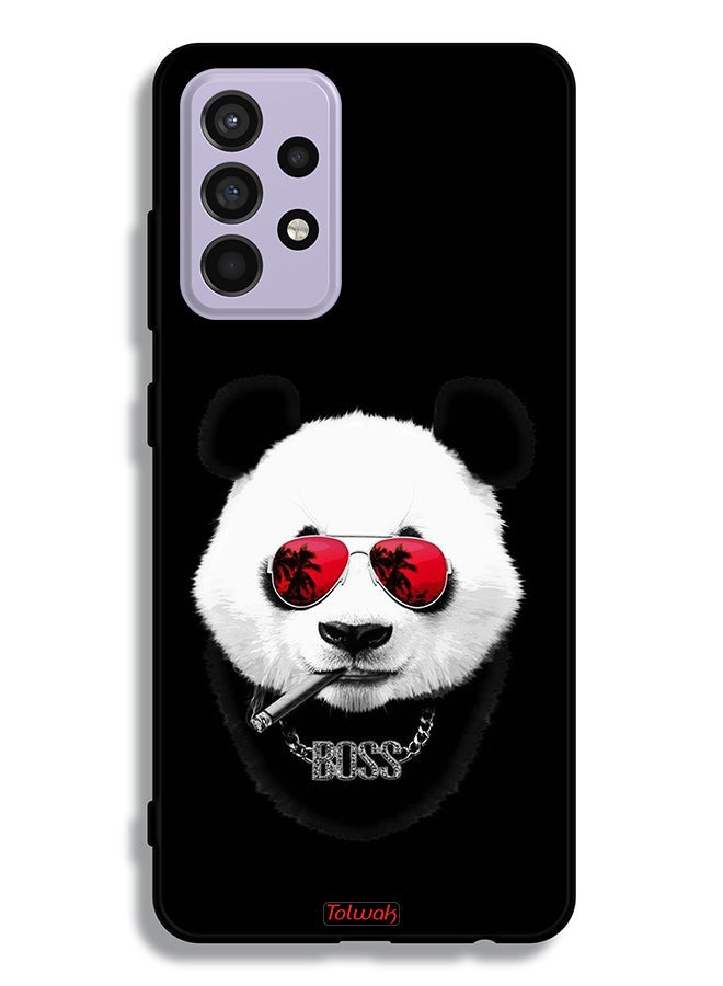 Tolwak Samsung Galaxy A52s 5G Protective Case Cover Boss Panda - Image 1