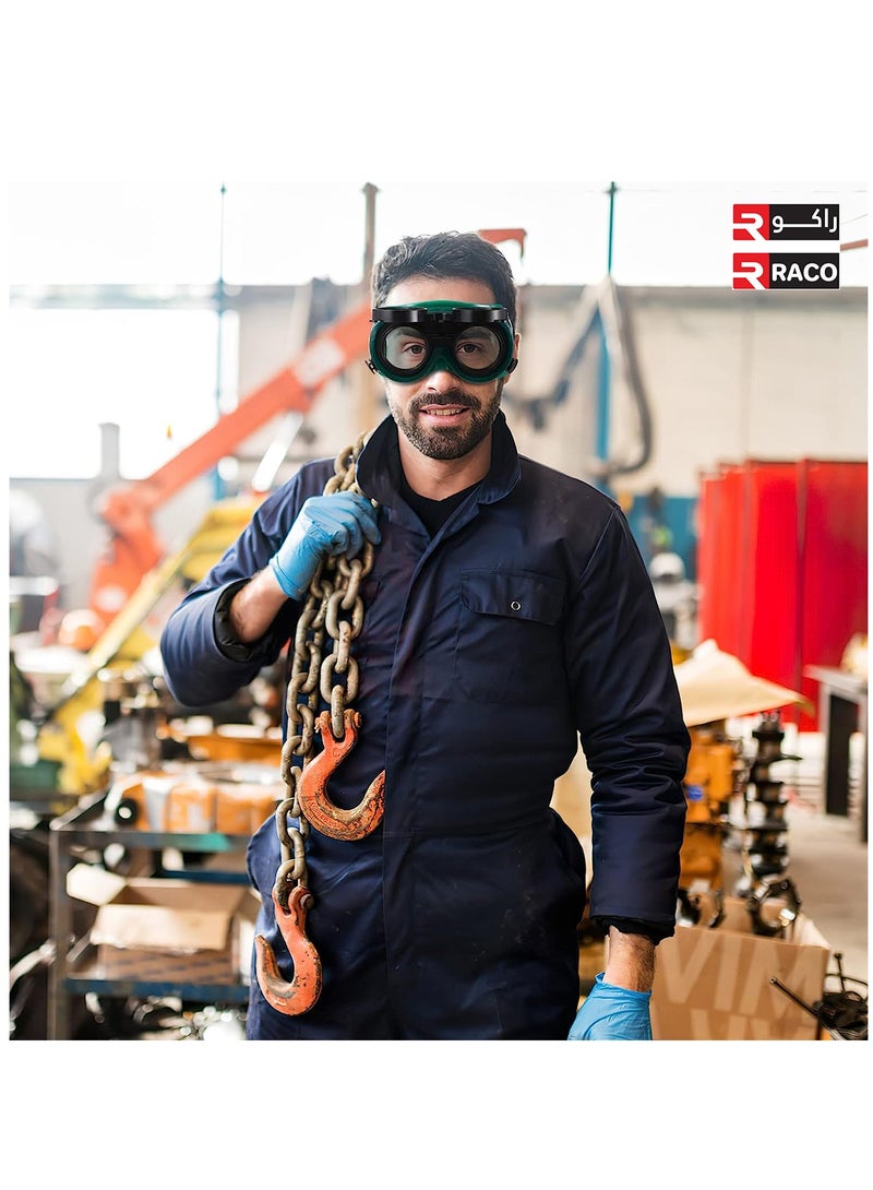 RACO RACO Double-Layer Welding Safety Flip Up Goggles Eye Protection Glasses, Eclipse Shades Wrap Around Safety Eye Protection Glasses. - Image 3