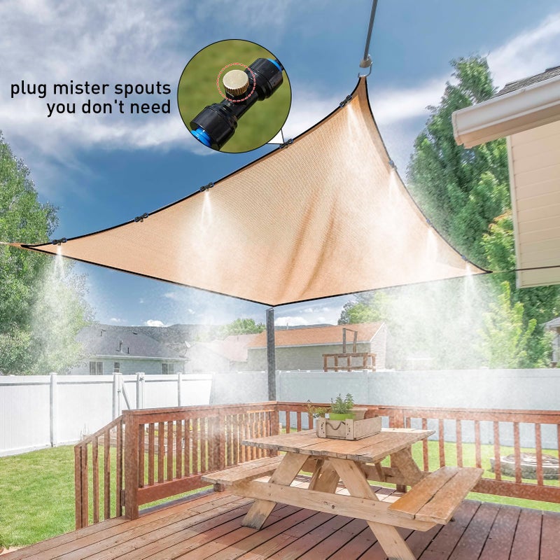 homenote 10 Pack Brass Misting Nozzle Plug for Outdoor Cooling System - Image 2