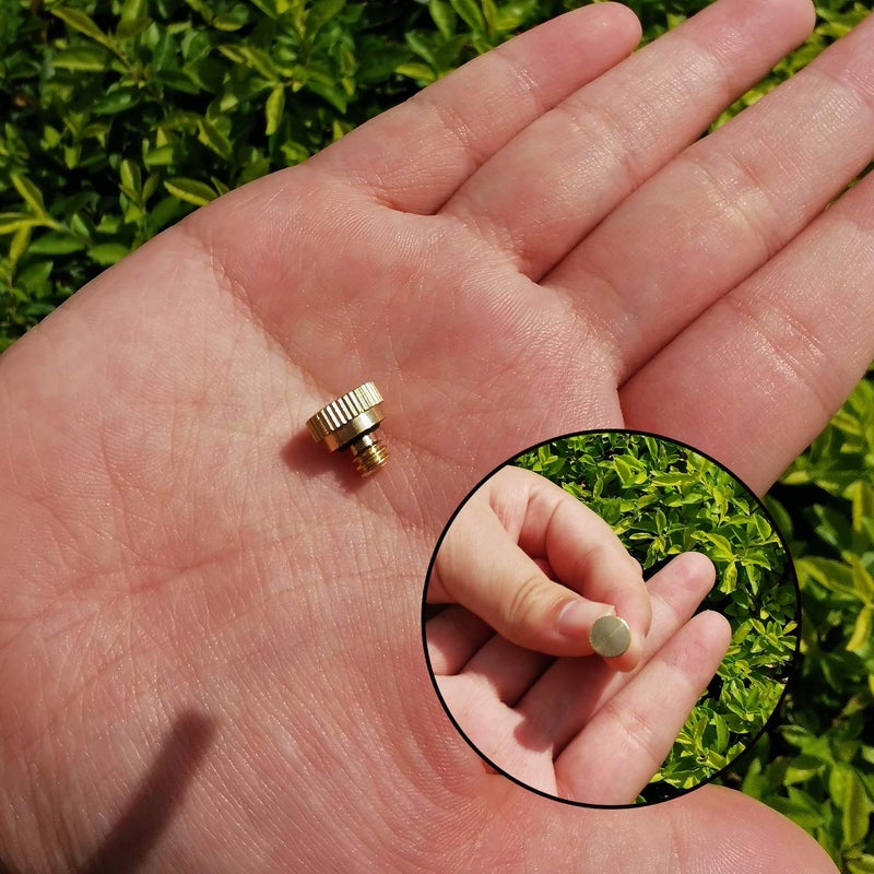 homenote 10 Pack Brass Misting Nozzle Plug for Outdoor Cooling System - Image 3