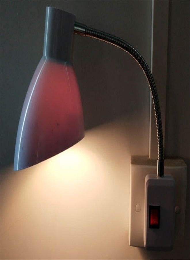 Flexible Universal E27 UK Plug Lamp Bulbs Holder with Lampshade - Image 4