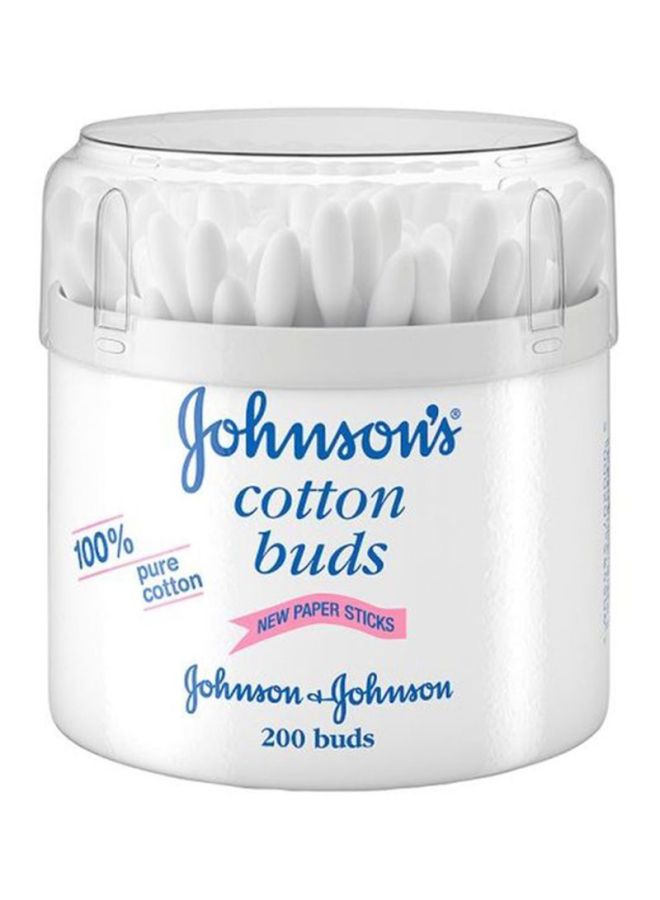 Johnson's 200-Piece Cotton Earbuds - Image 1